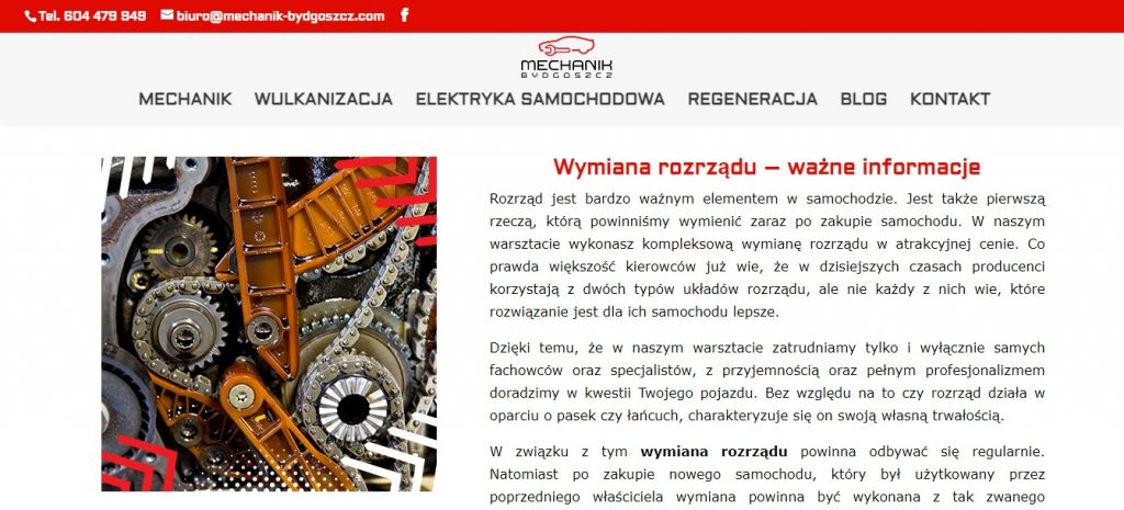 Wymiana rozrządu Warszawa Mechanika Samochodowa